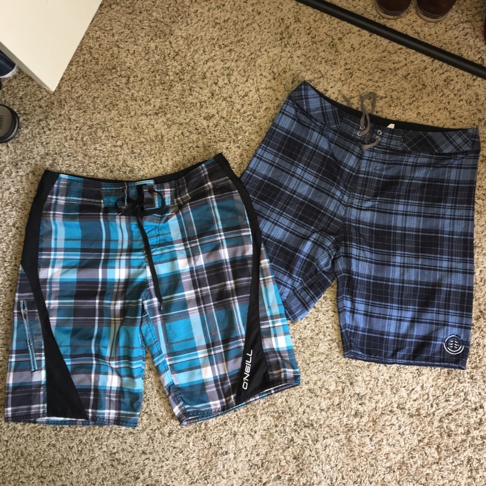 2 pairs of men’s swim shorts